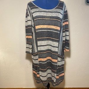 NWOT- 42pops bateau neck dress, size 2X.